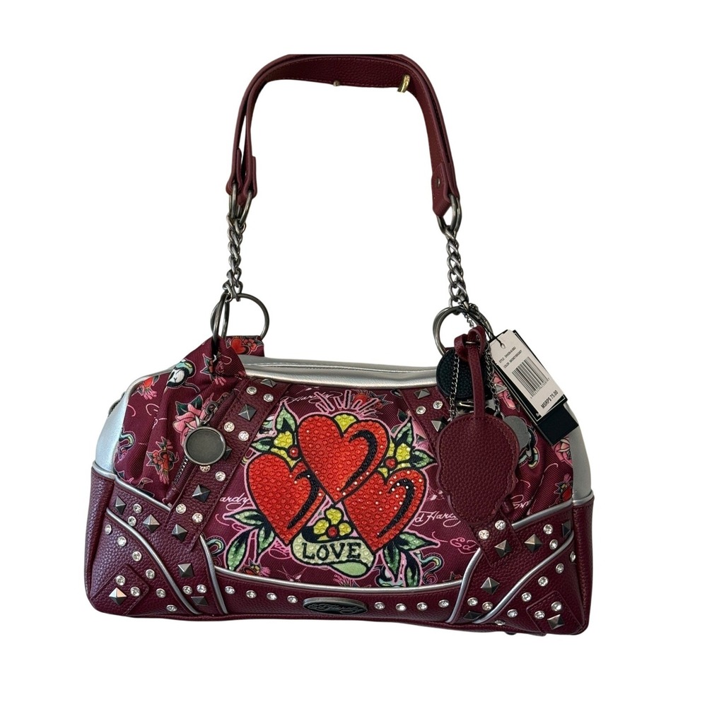NWT Ed Hardy Satchel Shoulder Bag